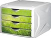 Helit Ladebak Kameleon H6129650 Gras Polypropyleen 4 Laden A4/C4