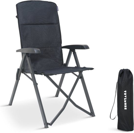 TRVLMORE Campingstoel Luxe - Grijs
