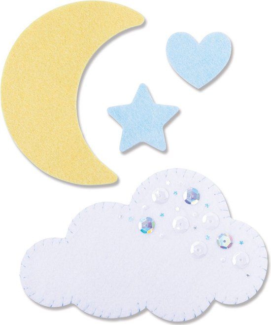 Sizzix Bigz L Die Moon & Cloud