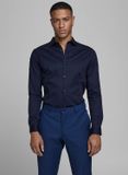 JACK&JONES JJPRPARMA SHIRT L/S NOOS Heren Overhemd - Navy Blazer - Maat XL