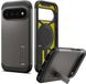 Spigen Tough Armor Hoesje Geschikt voor Google Pixel 11 Pro | Compatibel met MagSafe / Qi2 | Back Cover Militaire Standaard | Kickstand | Gunmetal
