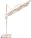 Platinum Zweefparasol Voyager T¹ - 250x250cm - Sandstone look - Ivory