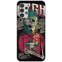 Samsung Galaxy A13 4G Skull urgh bedrukt siliconen hoesje