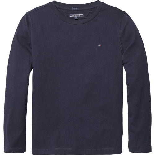 Tommy Hilfiger Longsleeve - Donkerblauw - Katoen