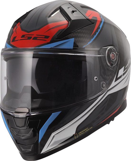 LS2 FF811 Vector II Carbon Savage Helm - XXS