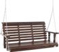 Vevor Hollywood Schommel Cederhout, 1370x710x600MM, Terrasschommel voor ERF en Tuin, Verbeterd Draagvermogen van Ca. 400 KG, Robuuste Schommelstoelbank met Ophangkettingen voor Buitengebruik, Bruin