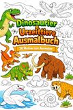 Dinosaurier Ausmalbuch für Kinder ab 4 Jahren
