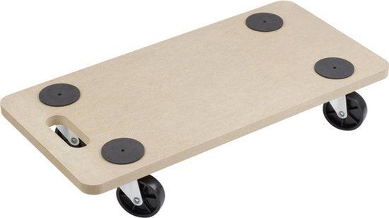 Meister Werkzeuge 0820040 Transportroller MDF Laadvermogen (max.): 200 kg 110 mm Aantal rollers 4