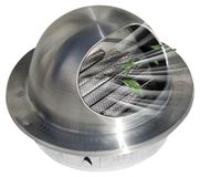 Merkloos Ronde Roestvrijstalen Wandventilatiekap voor Huiskantoor