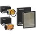 RIDEX 4055F8275 Kit de filtres sans vis de vidange d'huile, avec préfiltre