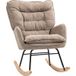 AUCO Fauteuil À Bascule Marron
