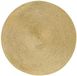 Merkloos G. Wurm Placemat - 6x - rond - glimmend goud - 38 cm - kunststof