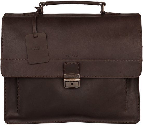 BURKELY Vintage Scott Briefcase - Brown - 14 inch