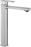 Laveo BADLAND Wastafelmengkraan, chromen design, model CALLA, voor badkamers, met click-clack afvoer