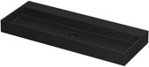 Wastafel INK United Wastafel Porselein Zonder Kraangat - 1200x450x110 mm - Mat Zwart