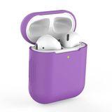 Beschermhoes Apple Airpods 2 Case Silicone Case Cover Compatibel met Airpod Case Purple