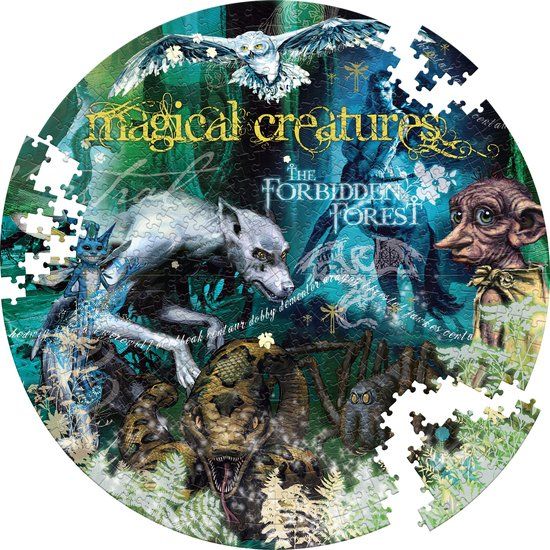 Winning Moves Harry Potter - Magical Creatures Jigsaw Puzzle - 500 Pieces