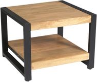 Merkloos Starfurn Bijzettafel Britt - Bruin - 60x60x45 cm