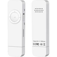ELVANZA MP3-speler met ingebouwde luidspreker, 8 GB, wit