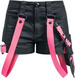 Poizen Industries Danger Zone Dames Shorts - zwart/roze - 30