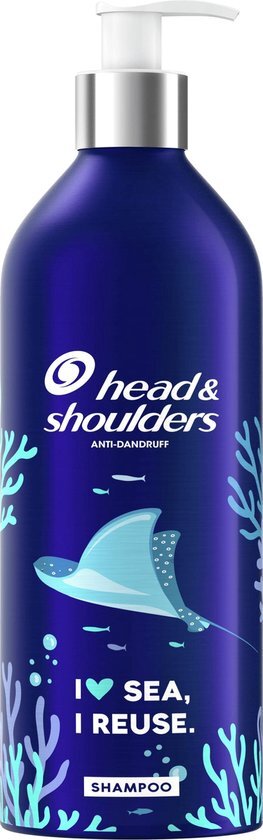 Head &amp; Shoulders Classic Anti-Roos Shampoo – Gevulde Navulbare Aluminium Fles - 430 ml