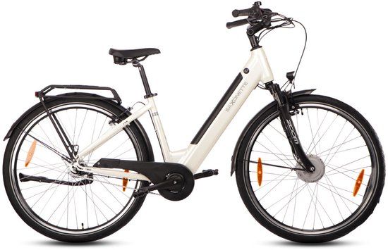 Saxonette Comfort Plus 5.0 dames ebike Nexus 7 13Ah wit