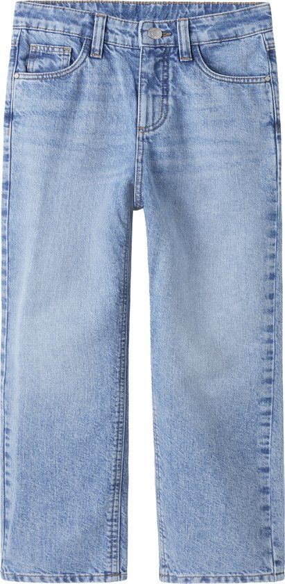 NAME IT Jongens Jeans Straight Fit Katoen Medium Blue Denim Maat 164