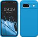 kwmobile telefoonhoesje geschikt voor Google Pixel 8a - Hoesje met siliconen coating - Smartphone case in stralend blauw
