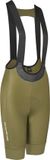 GripGrab W's PACR Korte Fietsbroek met Zeem en Bretels voor Dames Wielrenbroek Bib Shorts - Olijf Groen - Vrouwen - Maat M
