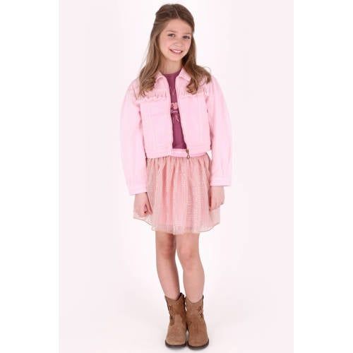 B.Nosy denim spijkerjas roze