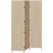 Paravent beige 147 x 180 cm polyrotin