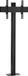 Vogel's FM1844 165,1 cm (65") Zwart