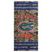 Northwest NCAA Florida Gators strandlaken, 76 x 152 cm, bomen, strepen