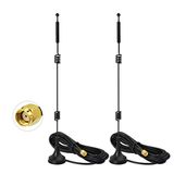 Bingfu Dual Band WiFi 2.4GHz 5GHz 5.8GHz 9dBi Magnetic Base MIMO RP-SMA Male Antenna (2-Pack)