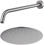 Fortifura Calvi Hoofddouche - 30cm - rond - wandarm - 35cm - PVD - geborsteld RVS
