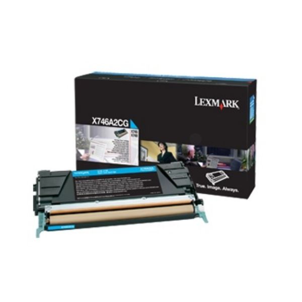 Lexmark X746A3 C toner cartridge - cyaan - 7000 pagina's