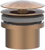IVY Designplug Always Open - RVS 316 Geborsteld Mat Koper PVD