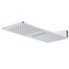 Wiesbaden Douche de tête murale avec cascade - Carré - 60x2.5cm - Chrome