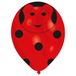 Amscan ballonnen Beetles 27,5 cm rood 6 stuks