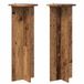 vidaXL Plantenstandaard 2 stuks Oud hout Ø40 x 100 cm Bewerkt hout