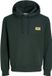 Jack & Jones Trui Jjrush Sweat Hood 12298428 Scarab Mannen Maat - L