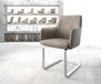 DELIFE Sledestoel Greg-Flex microvelours taupe vintage