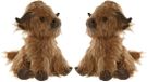 Item International ITEM Deurstopper Schotse hooglander koe - 2x - 1,5 kilo - lichtbruin - 29 x 23 x 29 cm - kinderkamer / babykamer