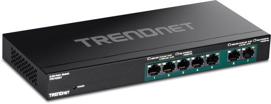 TRENDnet TPE-TG327 7-Poorts PoE+ Switch Multi-Gigabit