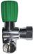 BtS Europa AG Oms Second Outlet Right Eu Nitrox M26/2 230 Bar Klep Argent / Vert