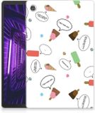 B2Ctelecom Silicone Tablet Hoes Lenovo Tab M10 Plus - Kinderen IJsjes