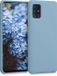 kwmobile telefoonhoesje geschikt voor Samsung Galaxy A51 - Hoesje met siliconen coating - Smartphone case in antieksteen