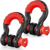 VEVOR 2-Pack 3/4" D-Ringsluiting Met 7/8" Schroefpen, Breeksterkte 62832 Lbs