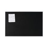 Bi-Office Viltbord New Generation, prikbord met aluminium frame, 90 x 60 cm, zwart