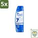 Head & Shoulders Pro-Expert 7 Anti-Roos Shampoo - 5 x 250 ml